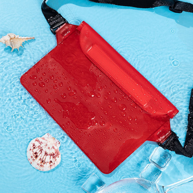 Waterproof Touch Screen Phone Pouch with Waist Strap