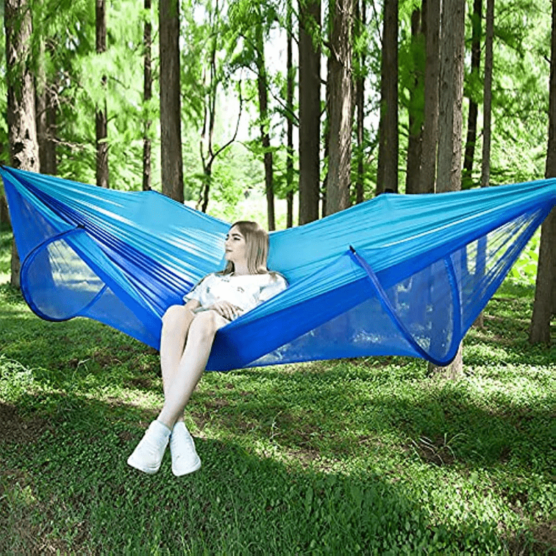 Portable Hammock With Mosquito Net & Straps