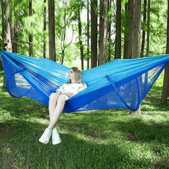 Portable Hammock With Mosquito Net & Straps