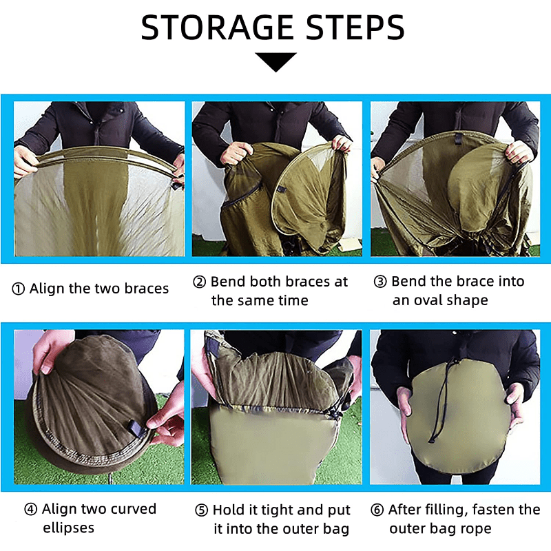 Portable Hammock With Mosquito Net & Straps