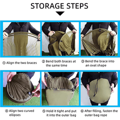 Portable Hammock With Mosquito Net & Straps