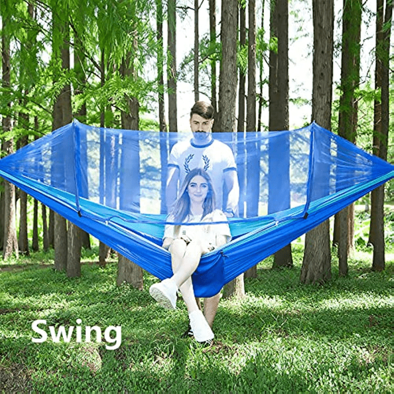 Portable Hammock With Mosquito Net & Straps
