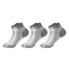7 Pairs Men's Breathable Cotton Ankle Socks Moisture Wicking Sports Socks