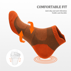 7 Pairs Men's Breathable Cotton Ankle Socks Moisture Wicking Sports Socks