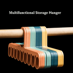 5pcs 9 Hole Clothes Hanger Organizer Space Saving Hanger Magic Hangers