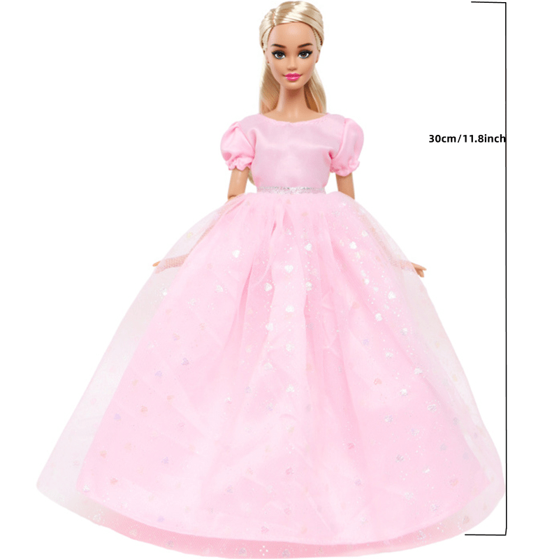 Doll Dress Ball Gown Wedding Party Skirt Clothes For 29 Doll Girl Toy