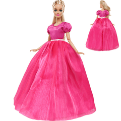 Doll Dress Ball Gown Wedding Party Skirt Clothes For 29 Doll Girl Toy