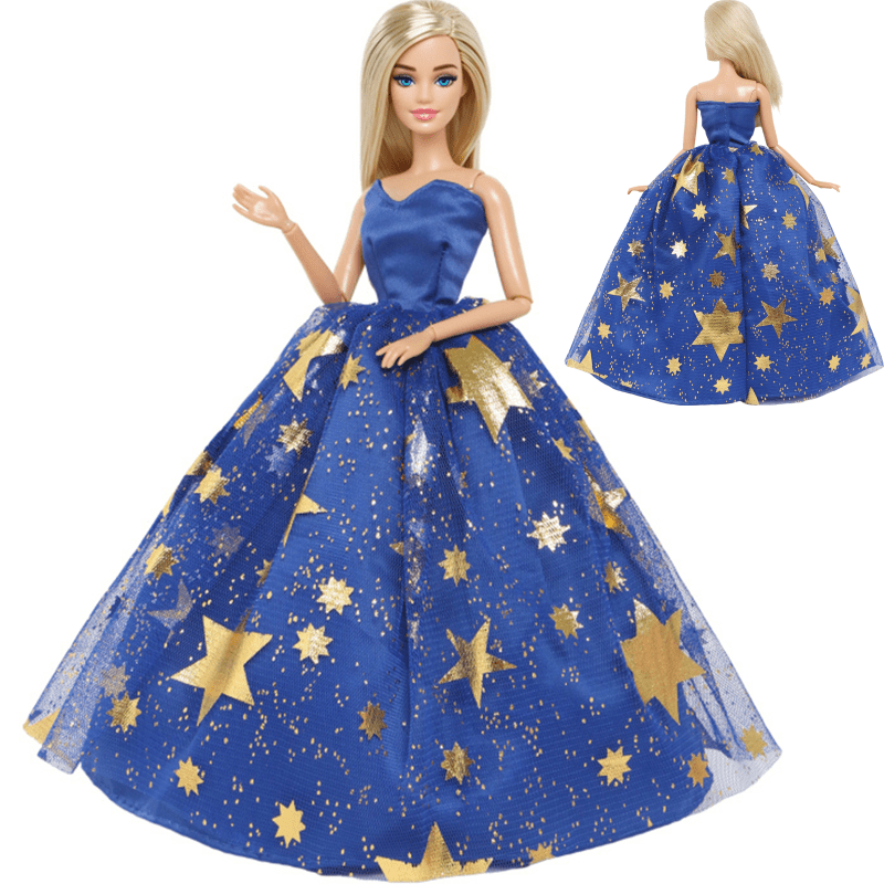 Doll Dress Ball Gown Wedding Party Skirt Clothes For 29 Doll Girl Toy