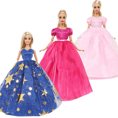 Doll Dress Ball Gown Wedding Party Skirt Clothes For 29 Doll Girl Toy