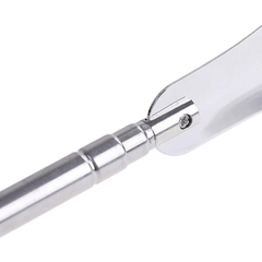 Stainless Steel Extendable Shoe Horn Non Slip Handle Flexible Shoe Spoon