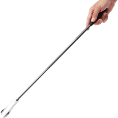 Stainless Steel Extendable Shoe Horn Non Slip Handle Flexible Shoe Spoon