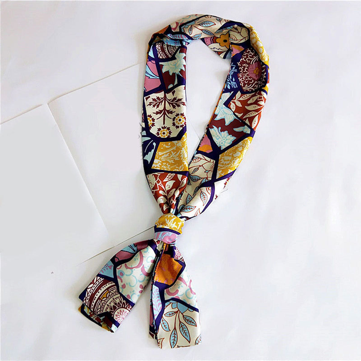 Hair Band Head Neck Scarf Hair Ribbon Bag Tie Small Ribbon Scarf Bag Accessories