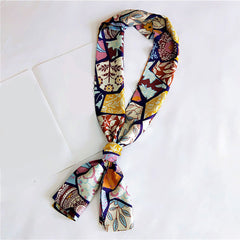 Hair Band Head Neck Scarf Hair Ribbon Bag Tie Small Ribbon Scarf Bag Accessories