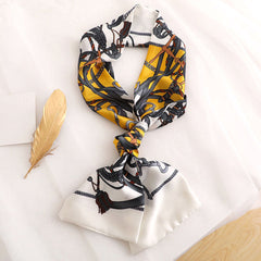 Hair Band Head Neck Scarf Hair Ribbon Bag Tie Small Ribbon Scarf Bag Accessories