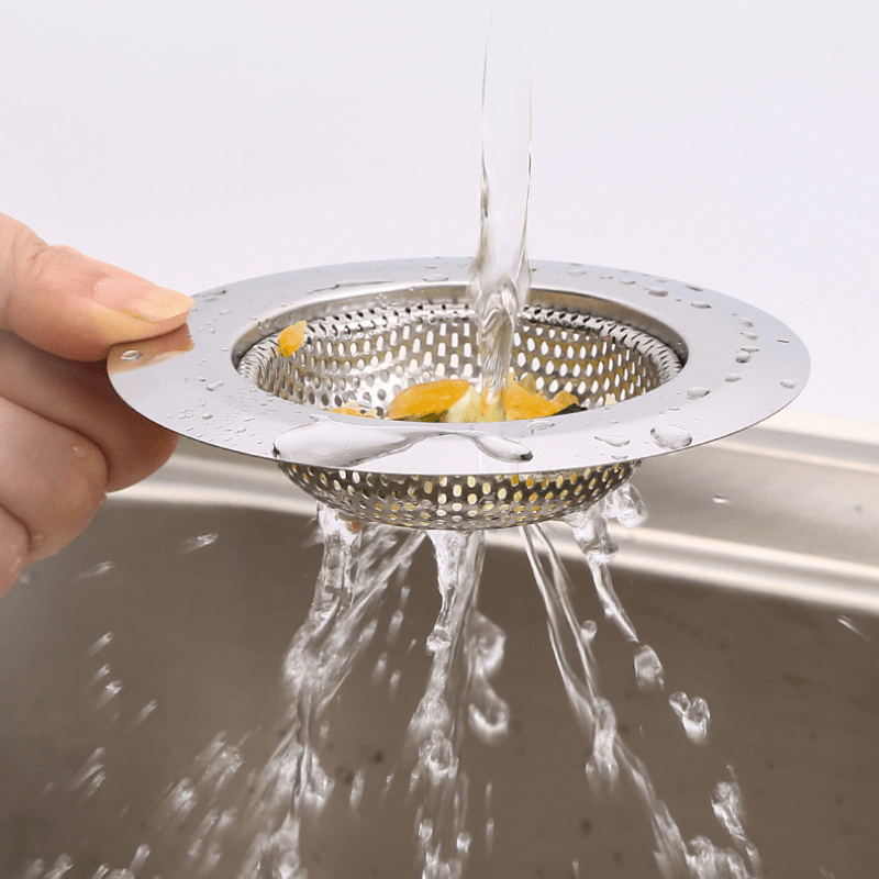 2pcs Stainless Steel Sink Drain Strainer Large Wide Rim 4 5 Diameter