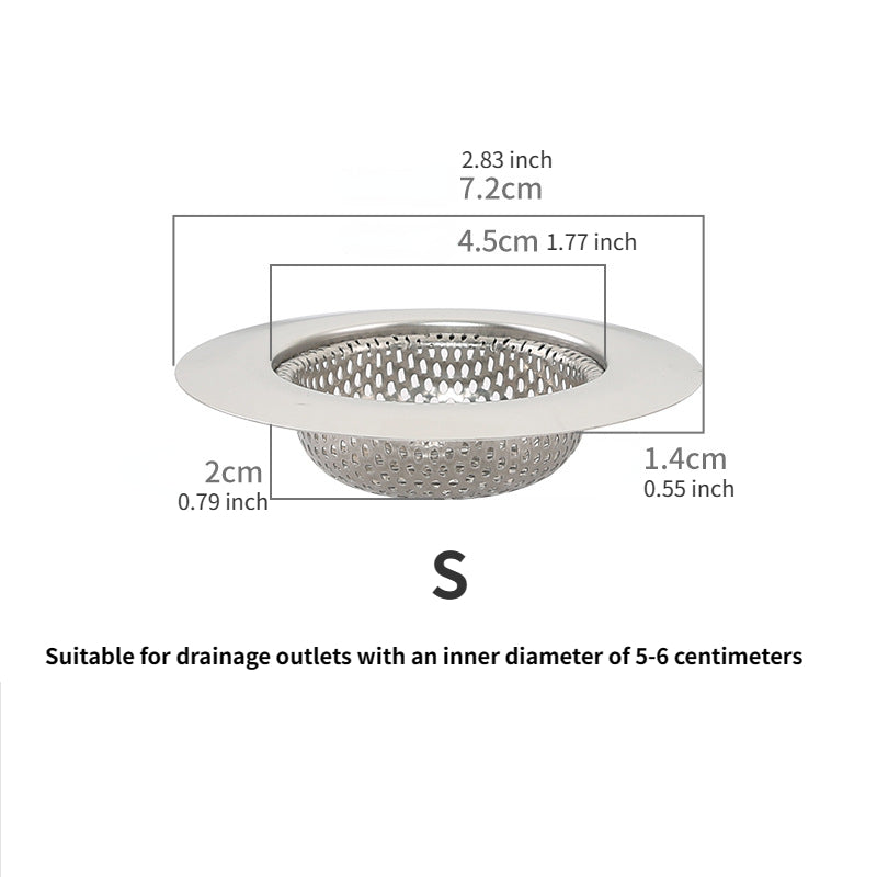 2pcs Stainless Steel Sink Drain Strainer Large Wide Rim 4 5 Diameter