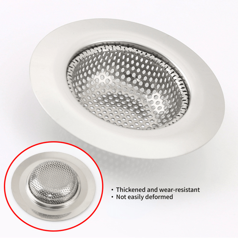 2pcs Stainless Steel Sink Drain Strainer Large Wide Rim 4 5 Diameter