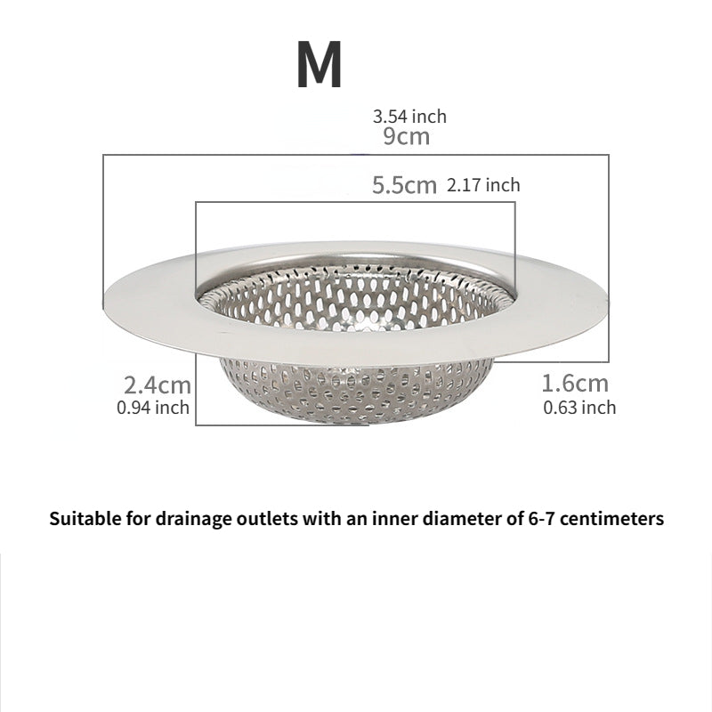 2pcs Stainless Steel Sink Drain Strainer Large Wide Rim 4 5 Diameter