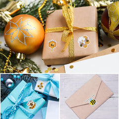 500pcs Bee Stickers Cartoon DIY Animal Waterproof Tape For Children's