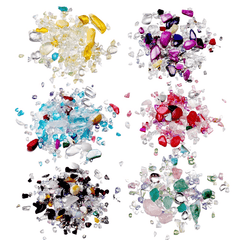 20g Mix Glass Crushed Stone Crystal Gravel for Epoxy Resin Crafts
