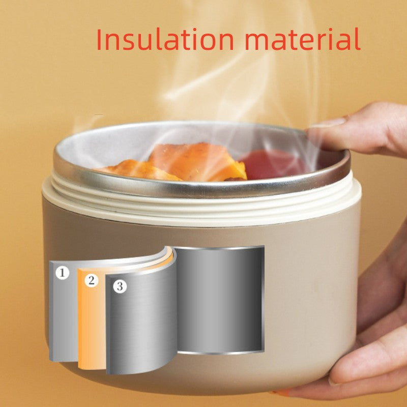 304 Stainless Steel Insulated Lunch Box Leakproof Food Container