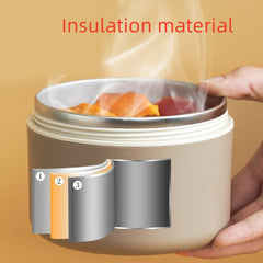 304 Stainless Steel Insulated Lunch Box Leakproof Food Container