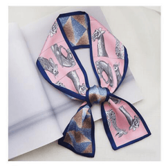 Twilly Ribbon Bag Tied Handle Small Ribbon Scarf