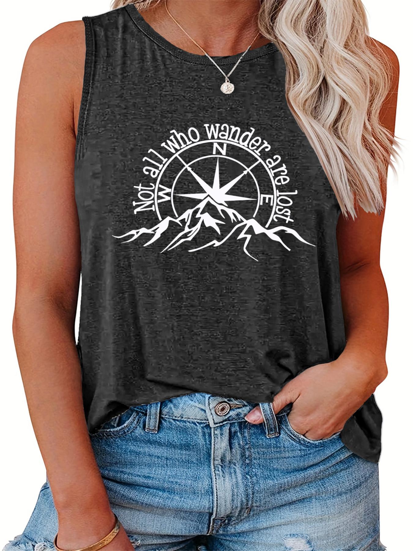 Graphic Print Tank Top