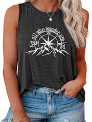 Graphic Print Tank Top