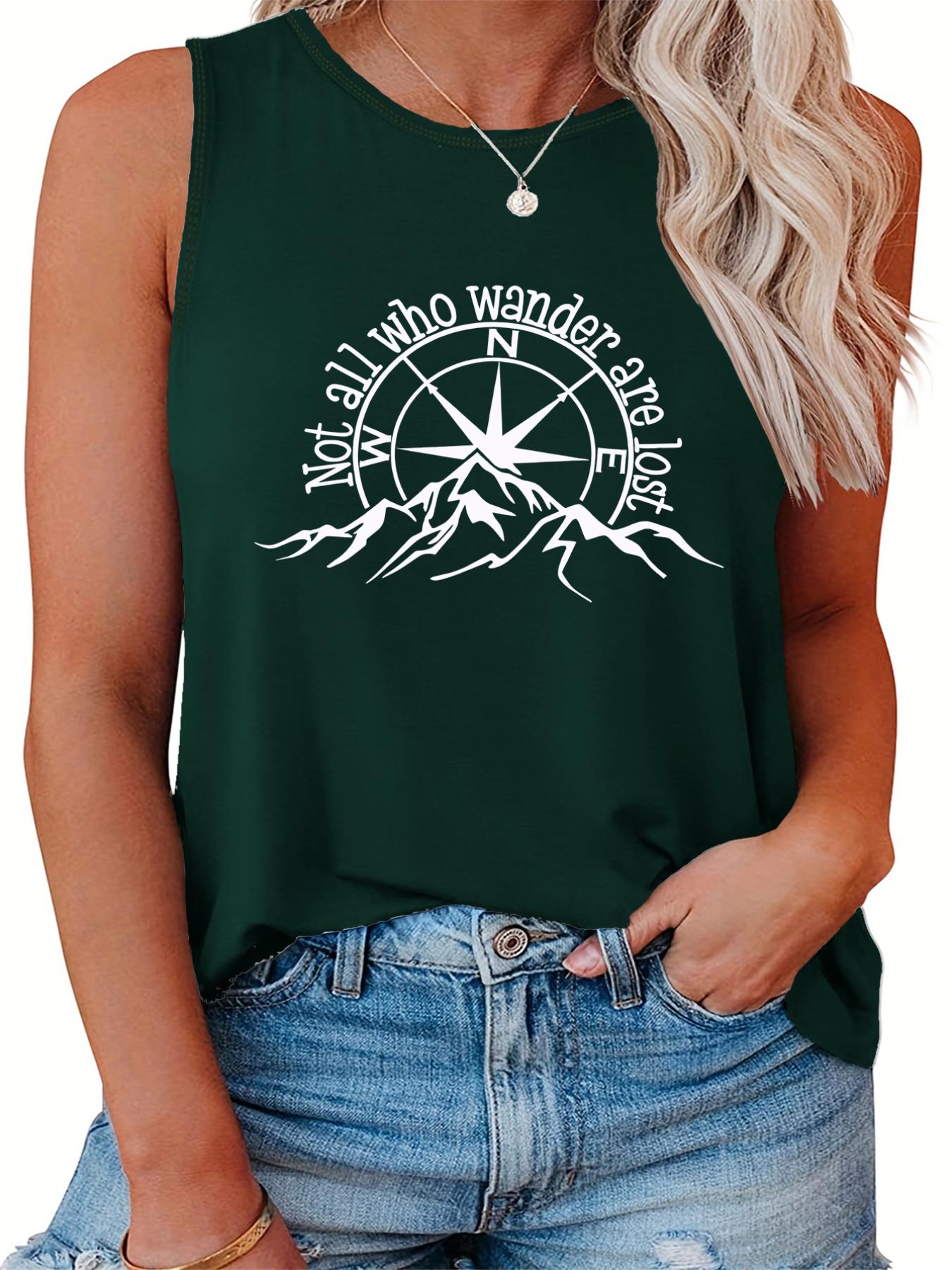 Graphic Print Tank Top