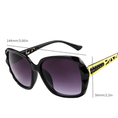 Large Square Sunglasses Retro Gradient UV400 Sun Shades Glasses for Women
