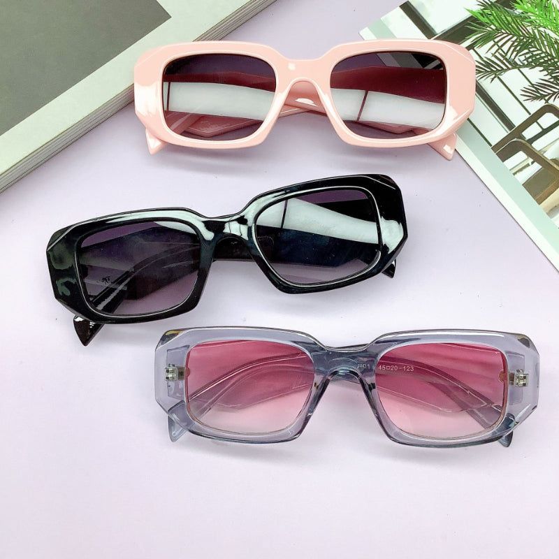 Y2K Square Sunglasses UV400 Sun Shades Glasses