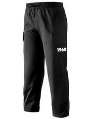 California Print Straight Leg Cargo Pants Men's Work Pants
