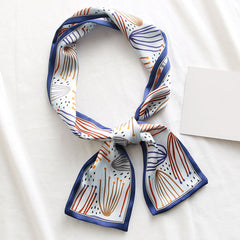 Twill Ribbon Bag Tied Handle Small Ribbon Scarf Bag Accessories Wrist Silk Scarf