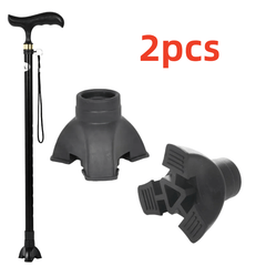 Rubber Grip Walking Cane Tips - Stability and Traction