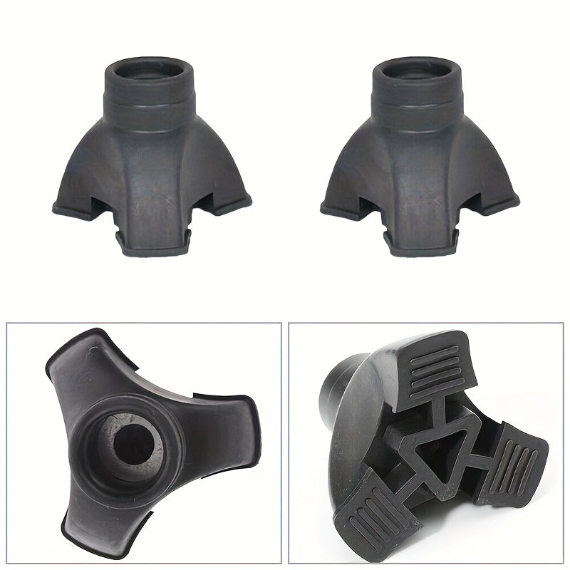 Rubber Grip Walking Cane Tips - Stability and Traction