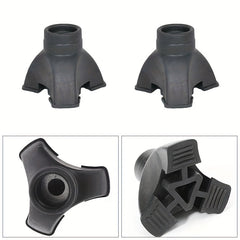 Rubber Grip Walking Cane Tips - Stability and Traction