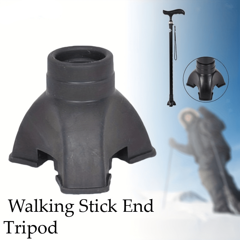 Rubber Grip Walking Cane Tips - Stability and Traction