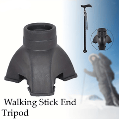 Rubber Grip Walking Cane Tips - Stability and Traction