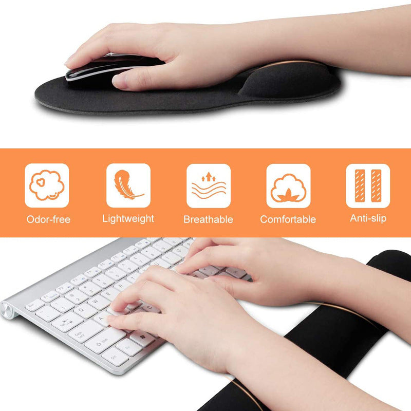 Keyboard Wrist Rest Pad Mouse Wrist Cushion Support Pain Relief