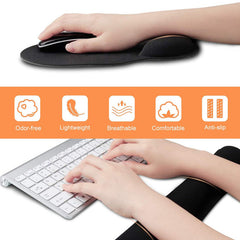 Keyboard Wrist Rest Pad Mouse Wrist Cushion Support Pain Relief