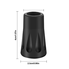 5pcs Rubber Walking Pole Tips for Trekking Poles - Improve Traction