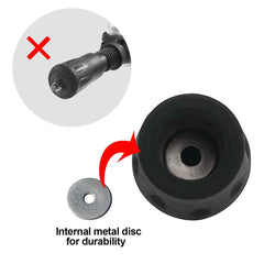 5pcs Rubber Walking Pole Tips for Trekking Poles - Improve Traction
