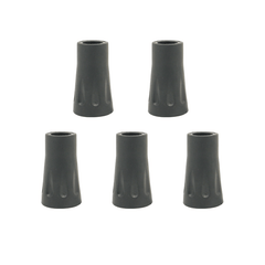 5pcs Rubber Walking Pole Tips for Trekking Poles - Improve Traction