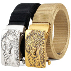 Toothless Auto Buckle Nylon Belt Men's Outdoor Casual Breathable All-match Belt
