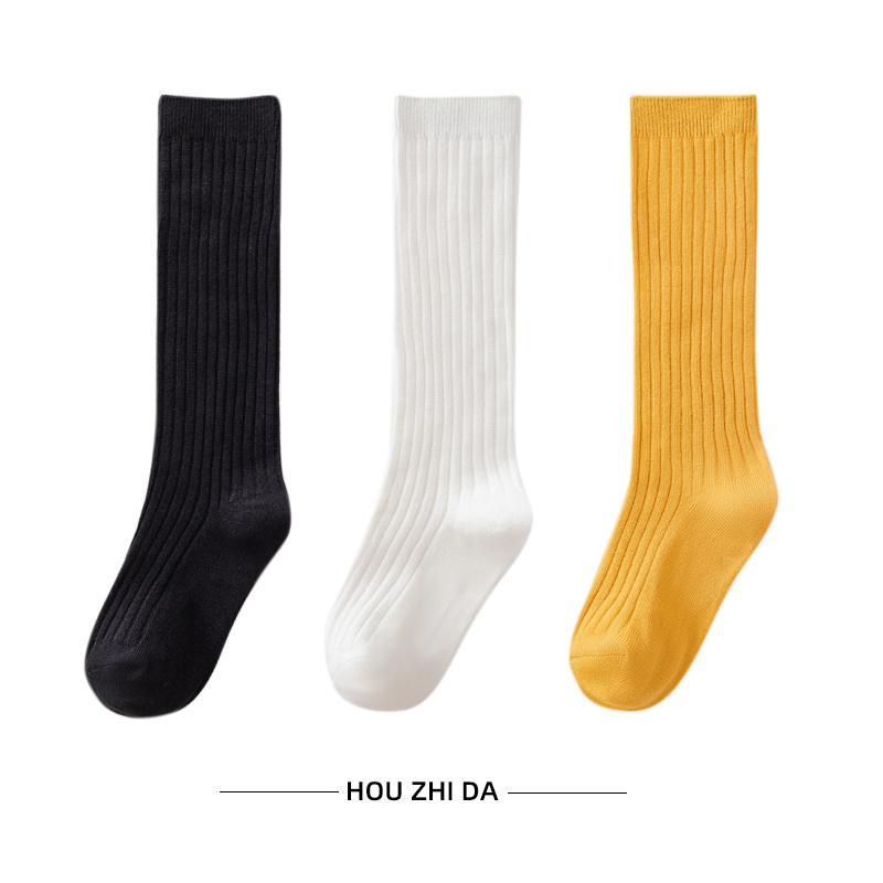 3 Pairs Girls Over The Knee Socks for Spring and Autumn