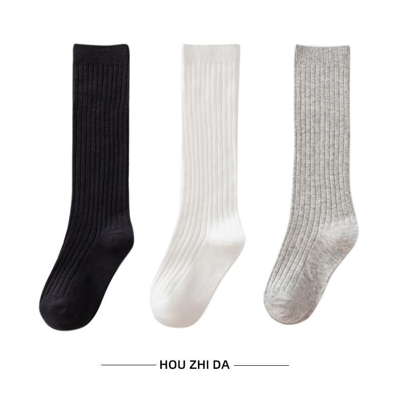 3 Pairs Girls Over The Knee Socks for Spring and Autumn