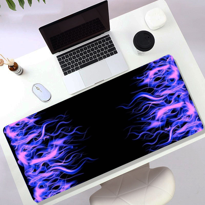 Purple Flame Mouse Pad Gamer XL Home Large Mousepad XXL Playmat