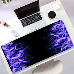 Purple Flame Mouse Pad Gamer XL Home Large Mousepad XXL Playmat