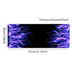 Purple Flame Mouse Pad Gamer XL Home Large Mousepad XXL Playmat